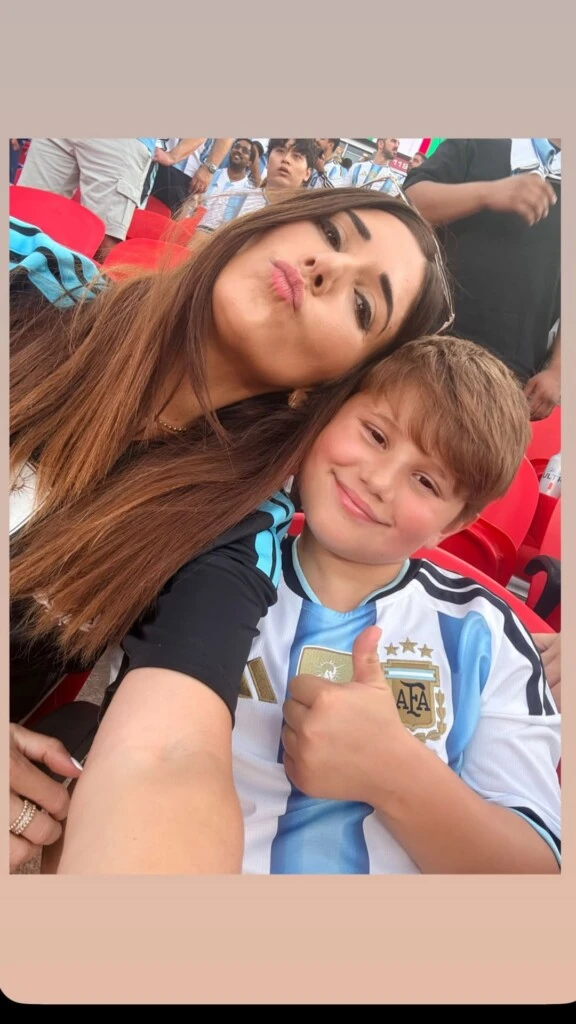 Las esposas de los jugadores de la Selección celebraron la histórica goleada de Argentina y otro récord de Messi