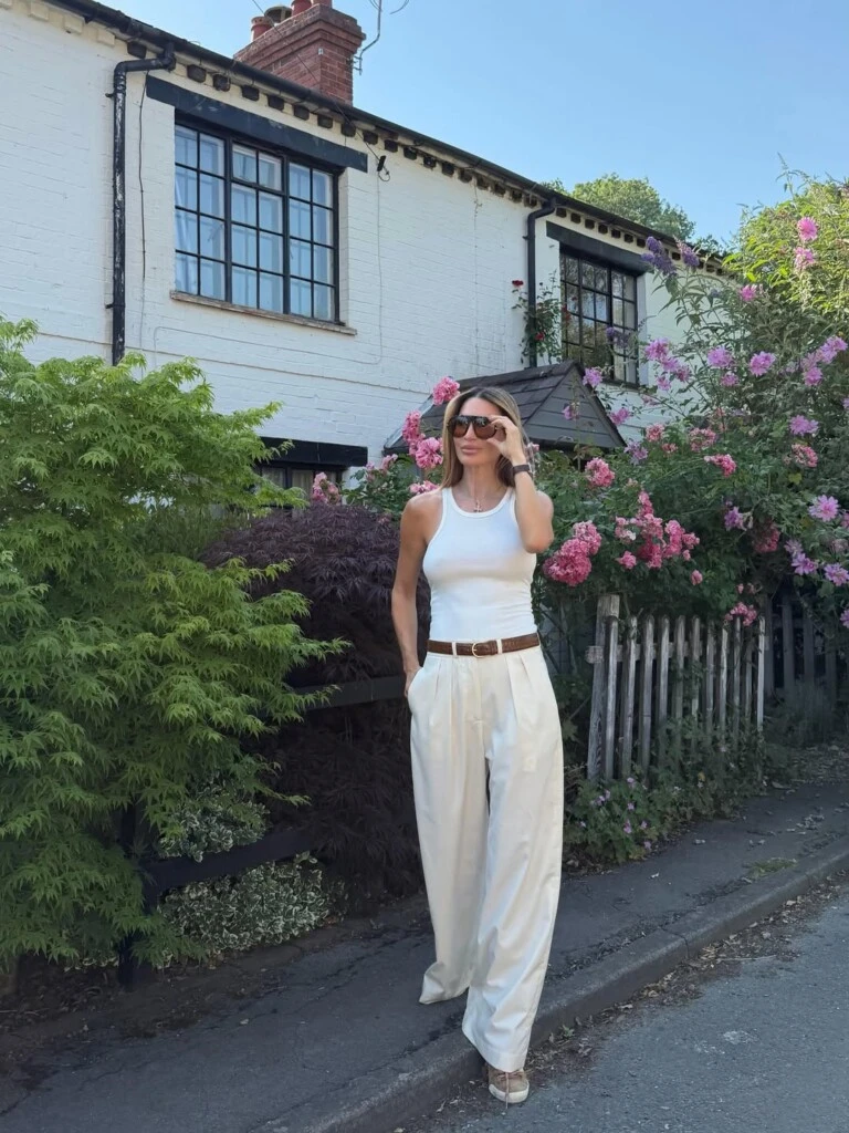 El look de María Vázquez. Foto: IG