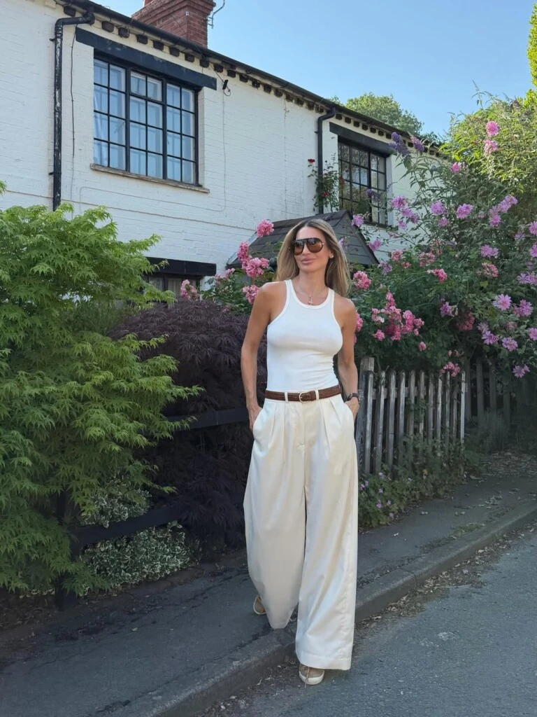 El look de María Vázquez. Foto: IG