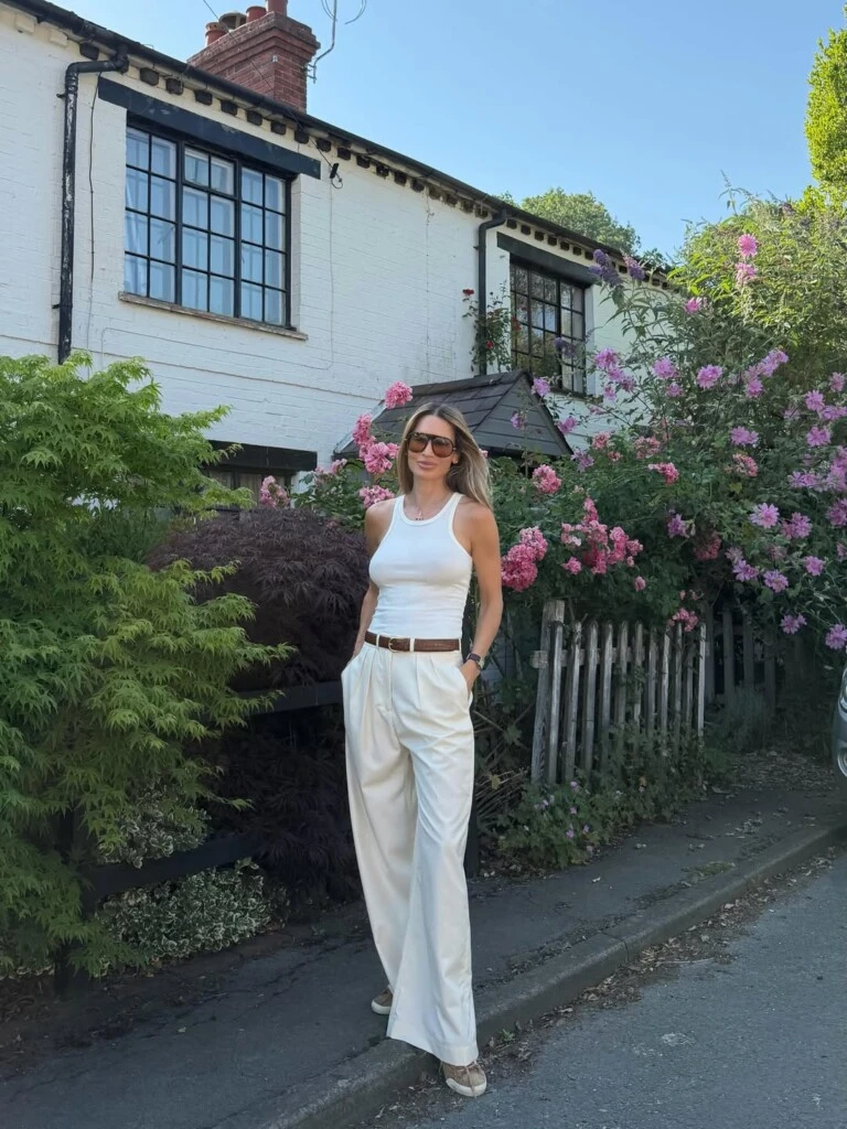 El look de María Vázquez. Foto: IG