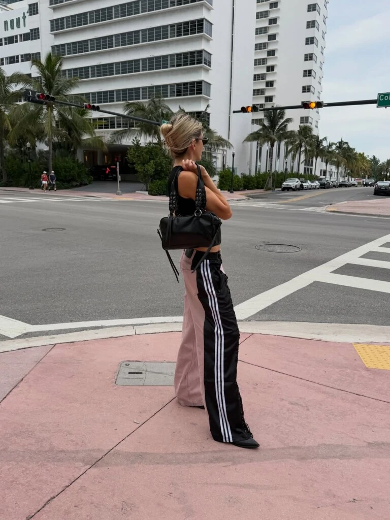 El look de Cande Ruggeri. Foto: IG