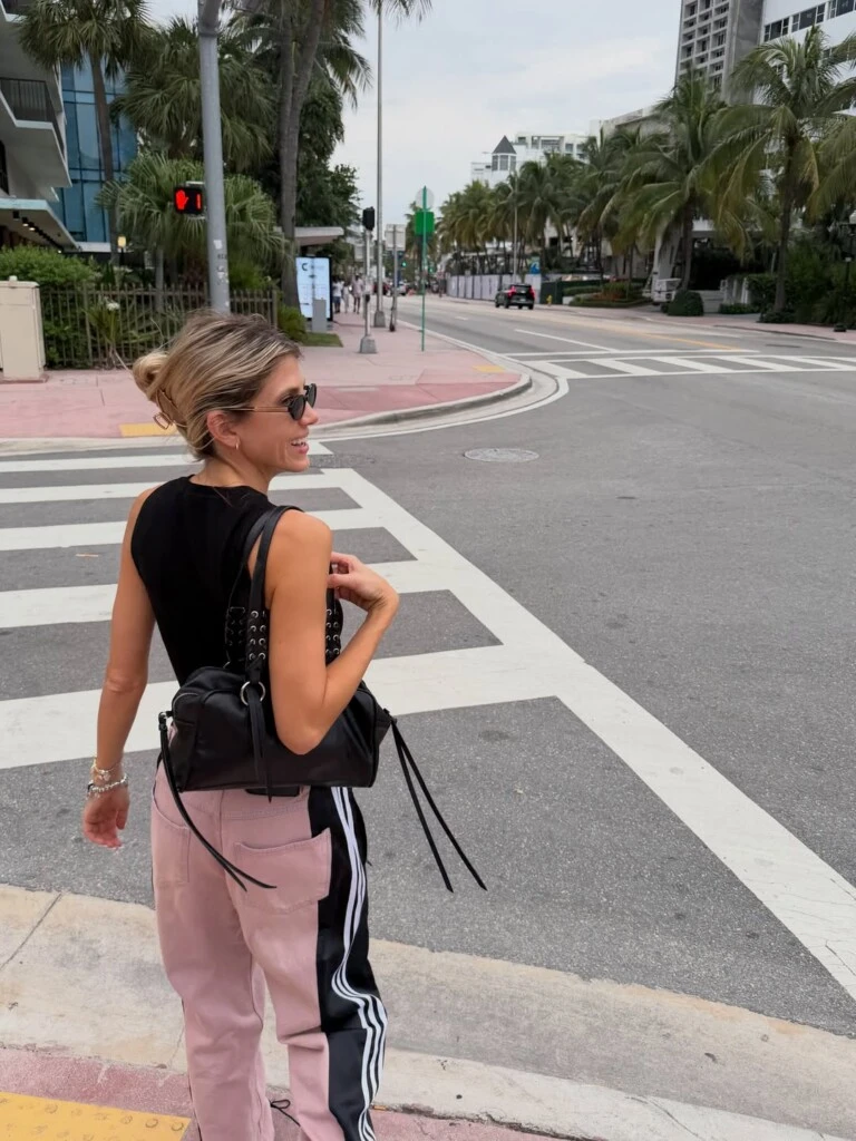 El look de Cande Ruggeri. Foto: IG