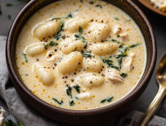 Sopa de pollo y ñoquis: la receta reconfortante y cremosa ideal para los días fríos
