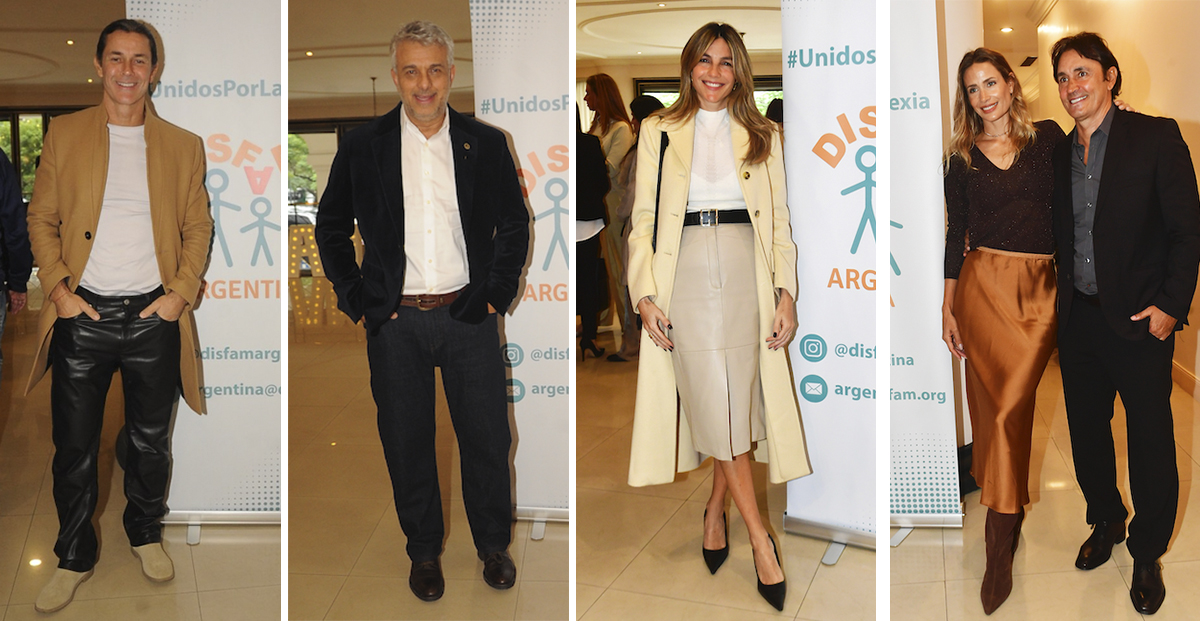 María Belén Ludueña Mariano Martinez: celebridades no almoço