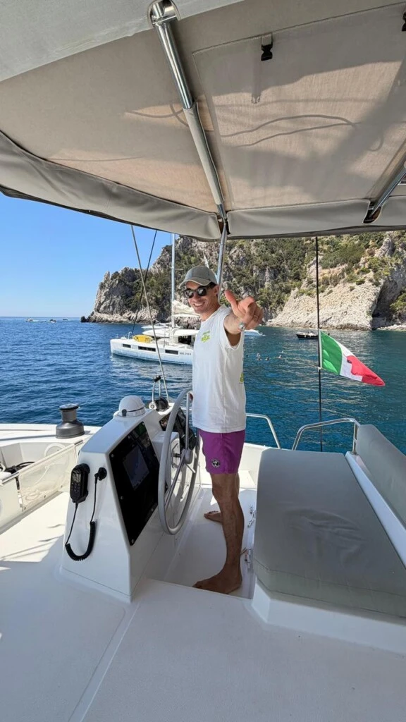 Las vacaciones de Agustín Neglia y Mariana Rojas en la Costa Amalfitana