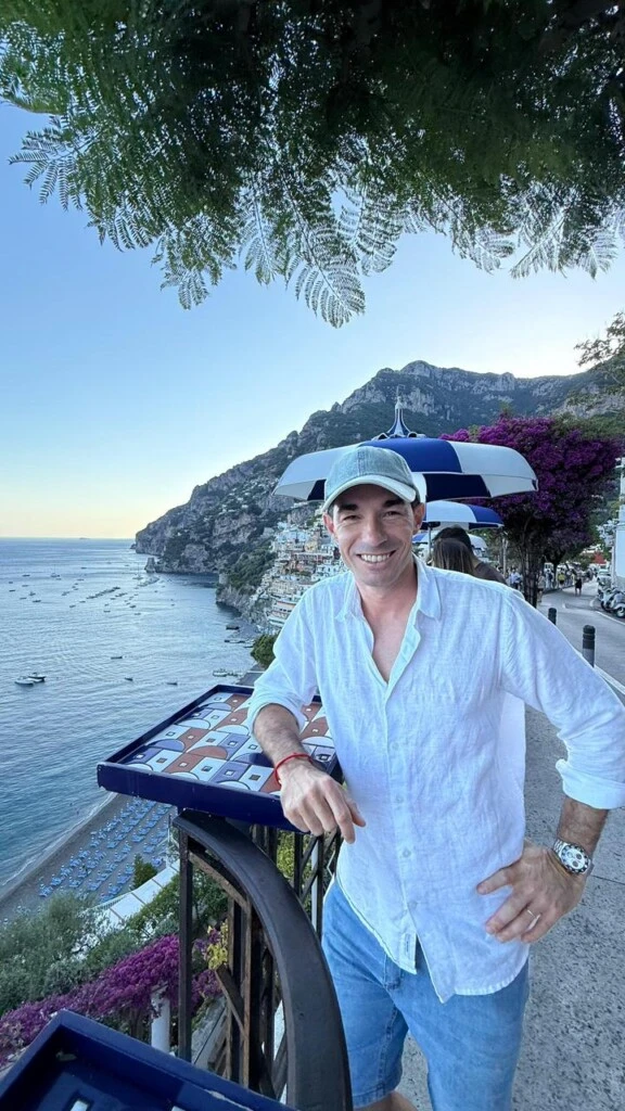 Las vacaciones de Agustín Neglia y Mariana Rojas en la Costa Amalfitana