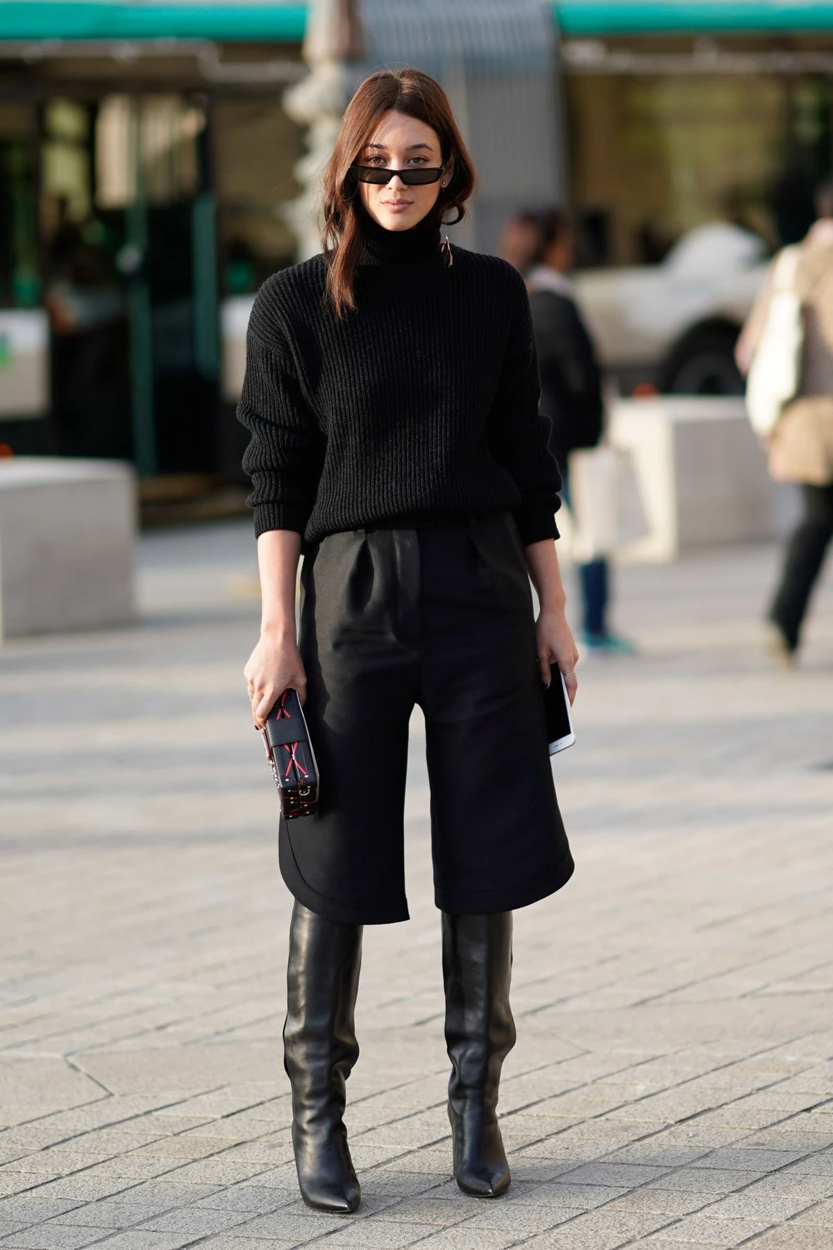 look con suéter polera