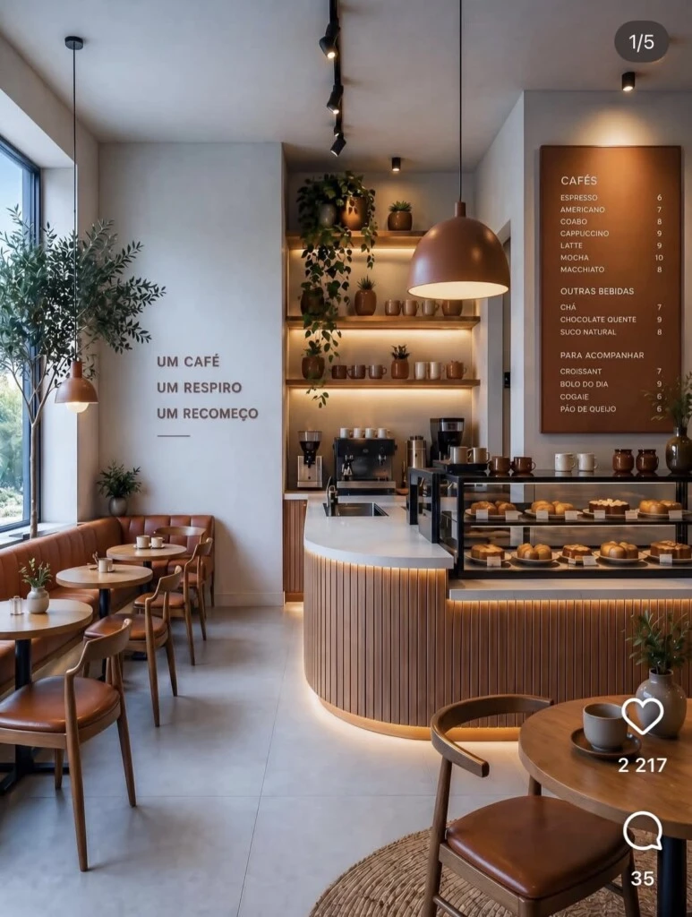 Las cafeterías aesthetic son ideales para pasar horas durante el invierno