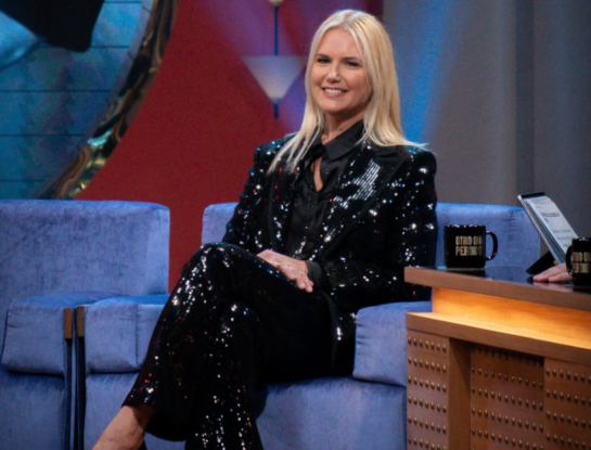 Valeria Mazza apostó por el total black más elegante en "Otro día perdido"
