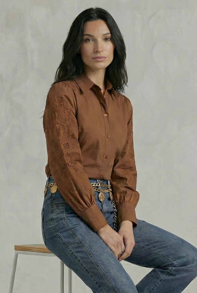 La colección icónica de Armesto combina estilo y comodidad en sus looks de denim
