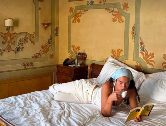 Dua Lipa disfrutó su luna de miel en Palazzo Margherita, el hotel boutique de Francis Ford Coppola