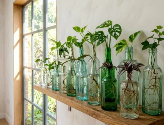 5 plantas que crecen en agua y son ideales para sumar al interior del hogar en invierno