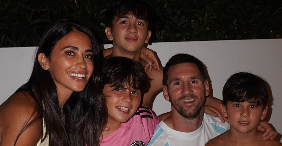 Após a comoção, Antonella Roccozzo reapareceu com Messi