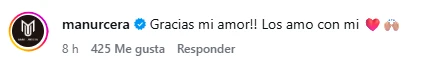 La respuesta de Manu Urcera.
