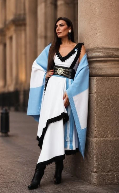 El look patrio de Flor de la V.