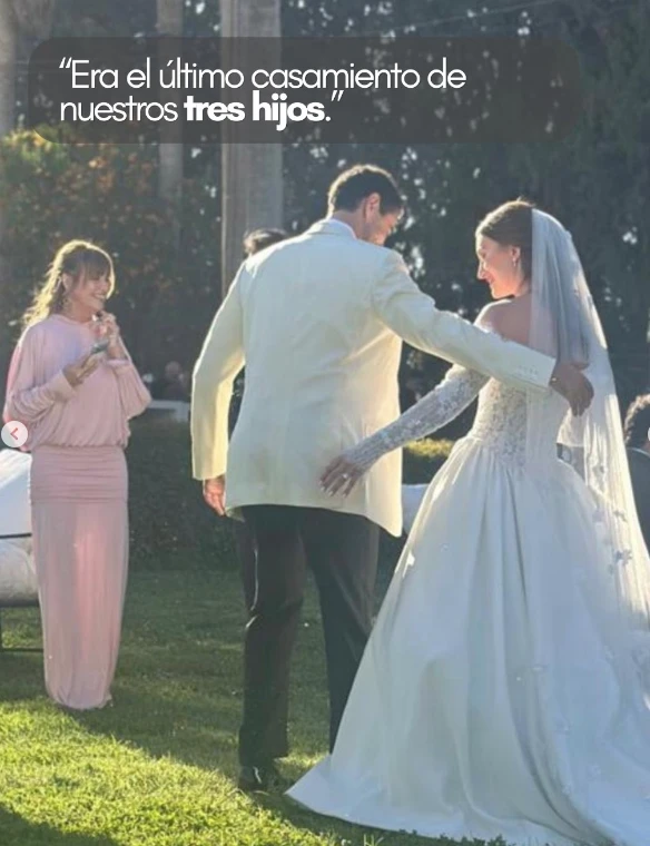 la emotiva reflexión de Gabriela García Uriburu tras el casamiento de su hijo Sharif