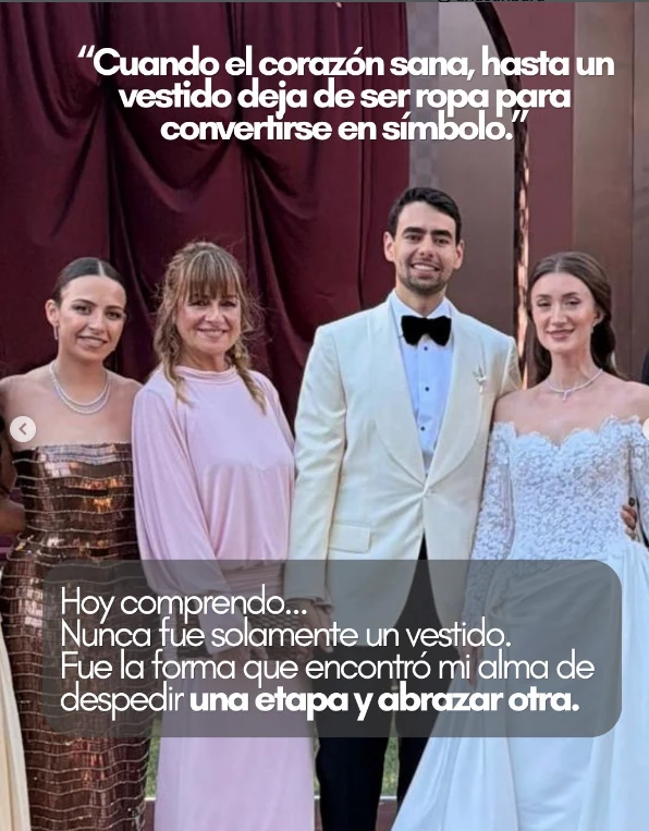 La emotiva reflexión de Gabriela García Uriburu tras el casamiento de su hijo Sharif.