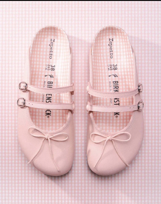Birkenstock y Repetto se unen para armar una colección cápsula inspirados en las zapatillas de ballet.