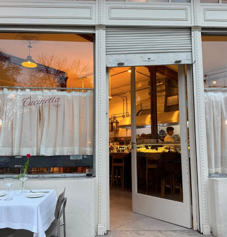 Cucinetta, el primer restaurante de Francesca y Raffaela de Santis.