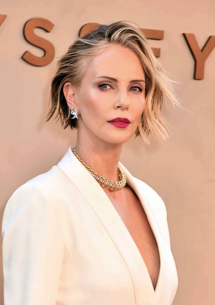 Charlize Theron en la premiere de La Odisea en NY