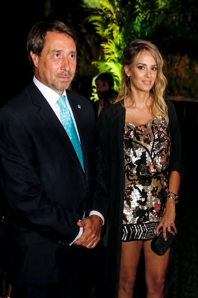Feinmann con su mujer, Lucía Aulat