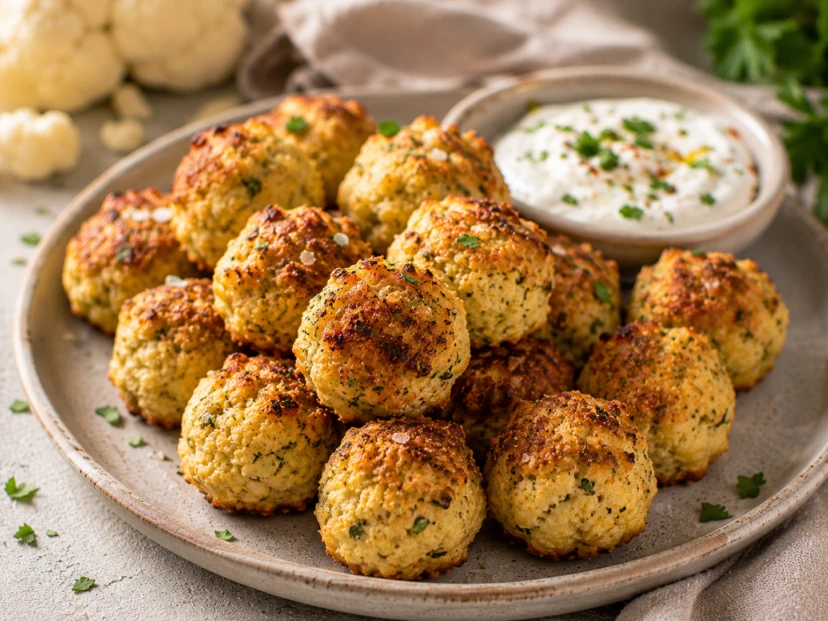 Albóndigas de coliflor y parmesano: la receta liviana que queda crocante por fuera y tierna por dentro