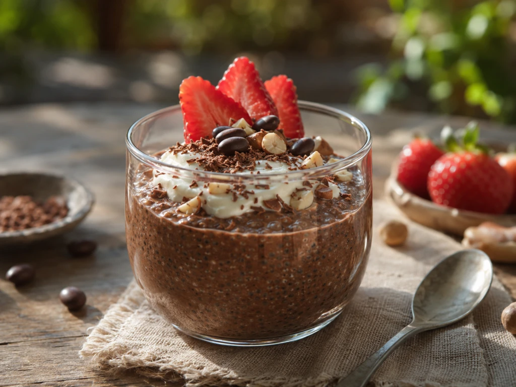 Chía pudding de café y cacao: la receta del desayuno saludable y cremoso que es tendencia

