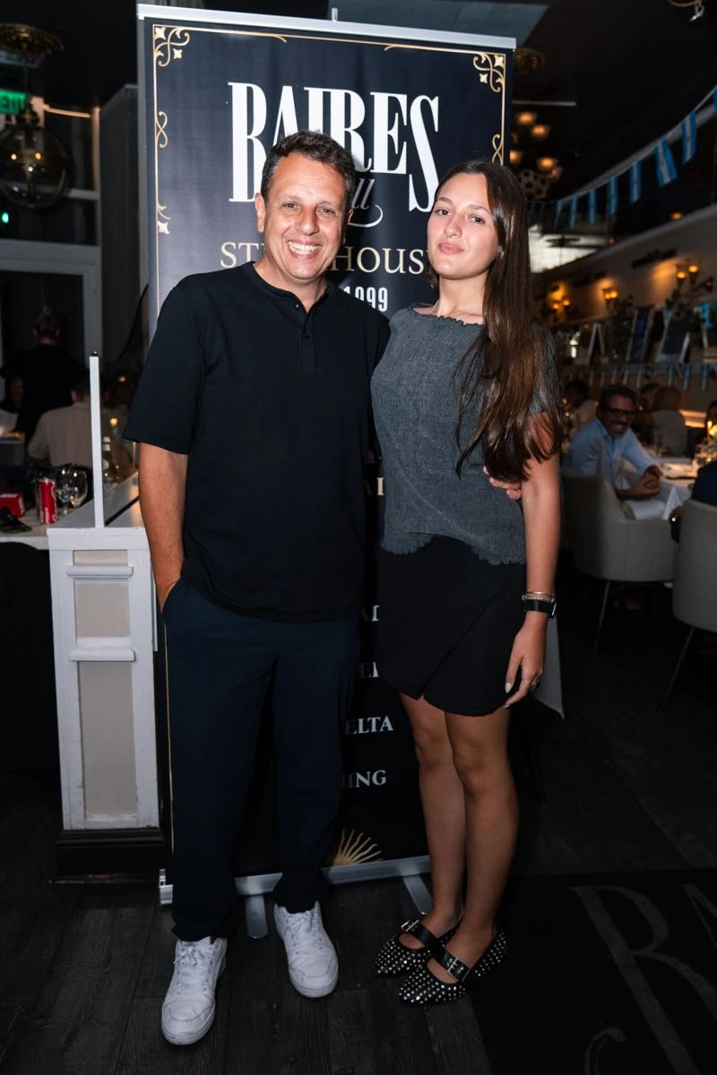 Cholo Sotile y su hija Sofia Sottile