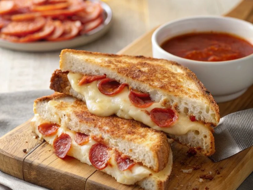 Crujientes por fuera y bien pizzeros por dentro los sandwichitos ideales para el partido de Argentina DESTACADA