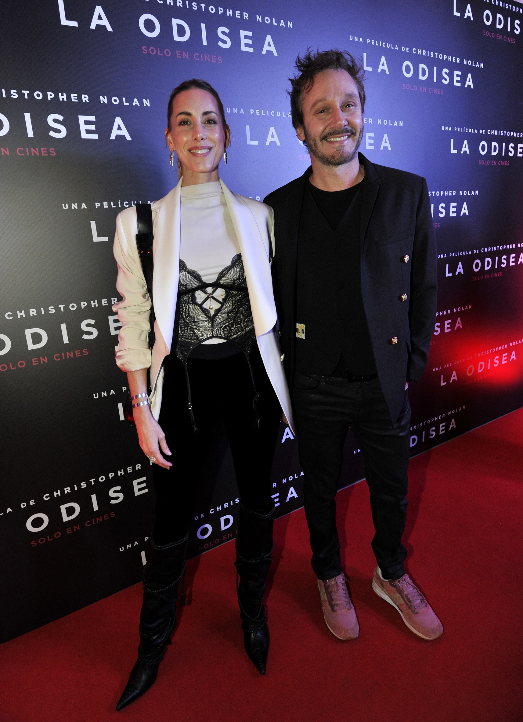 Anita Espasandín y Benjamín Vicuña.
