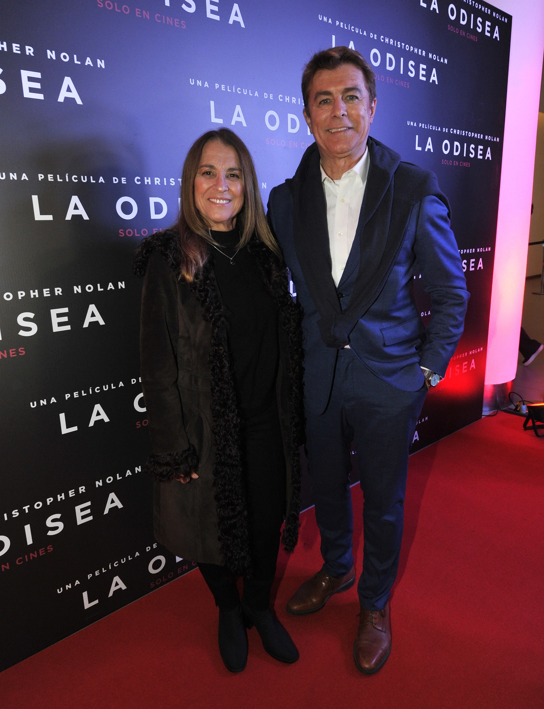 Gabriel Corrado y su mujer.