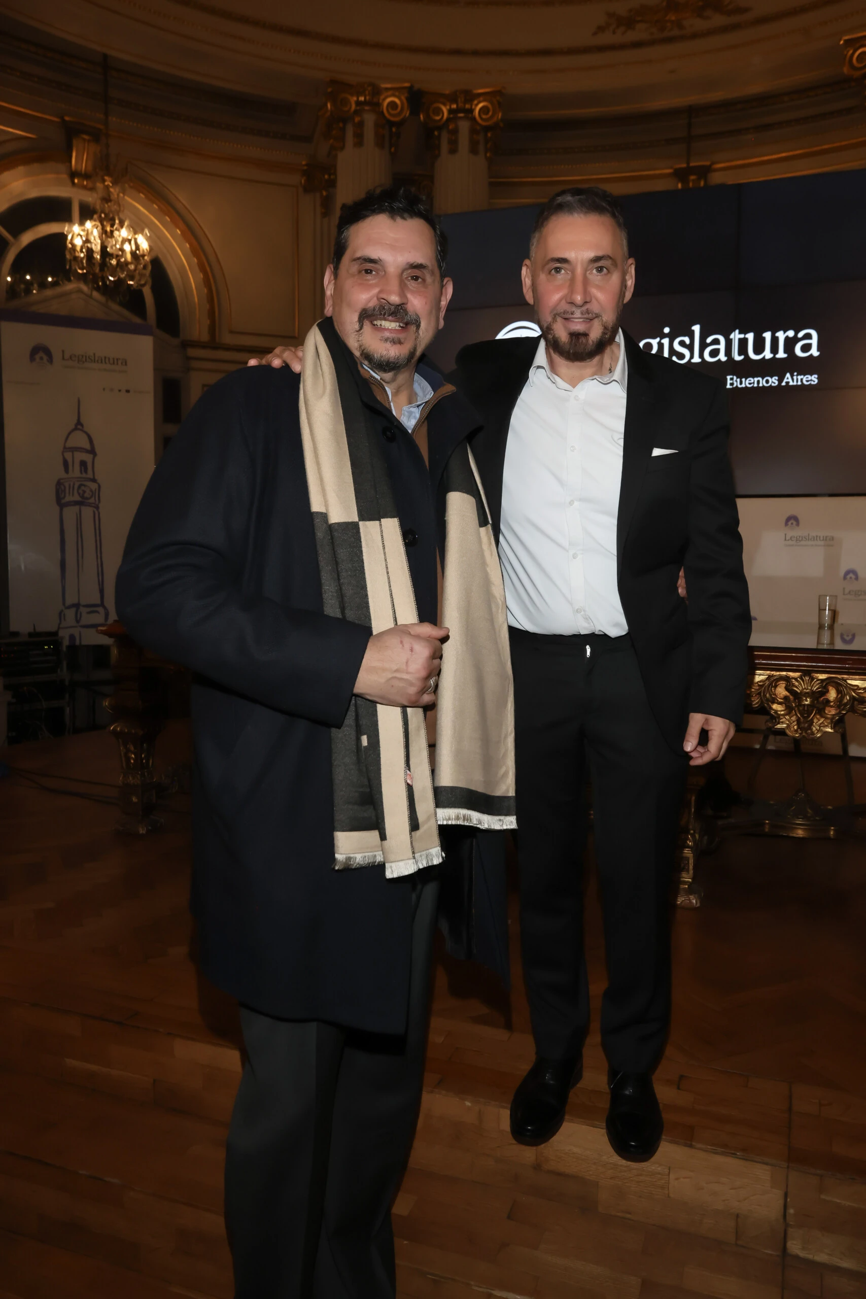 Diseñador Marcelo Senra y Gustavo Cadile