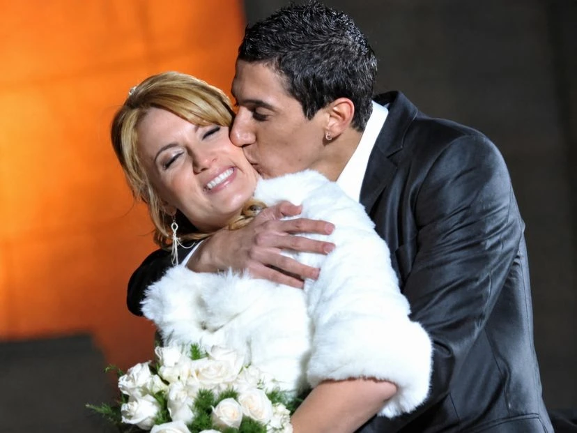 "Te amo como el primer día": el romántico mensaje de Jorgelina Cardoso por las bodas de cristal con Ángel Di María