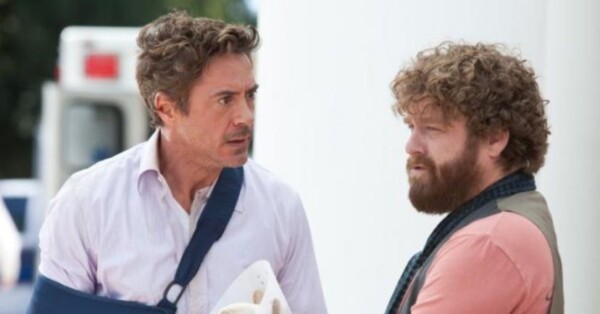 uma comédia top 10 estrelada por Robert Downey Jr. e Zach Galifianakis