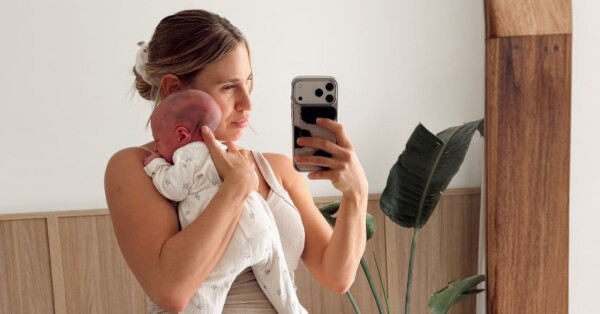 Juliette Puente revelou a primeira semana da filha Serena em casa