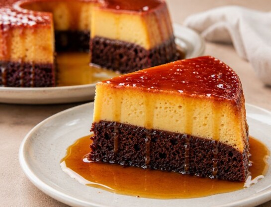 Chocoflan: la receta del pastel imposible con flan y chocolate
