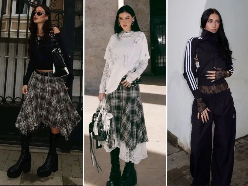 De TikTok a tu placard: cómo lucir la estética soft grunge que marca tendencia