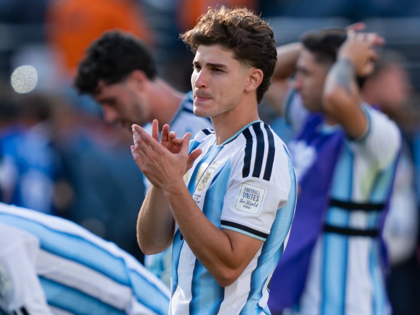 El mensaje esperanzador de Julián Álvarez tras la final ante España: "Siempre para adelante, luchando por nuestra bandera"