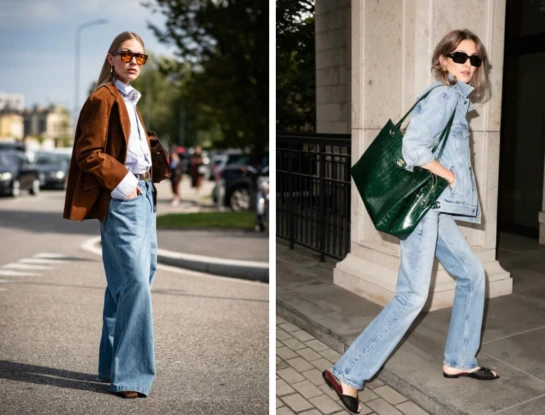 Flare jeans: cómo combinar el pantalón en tendencia que triunfa en el street style