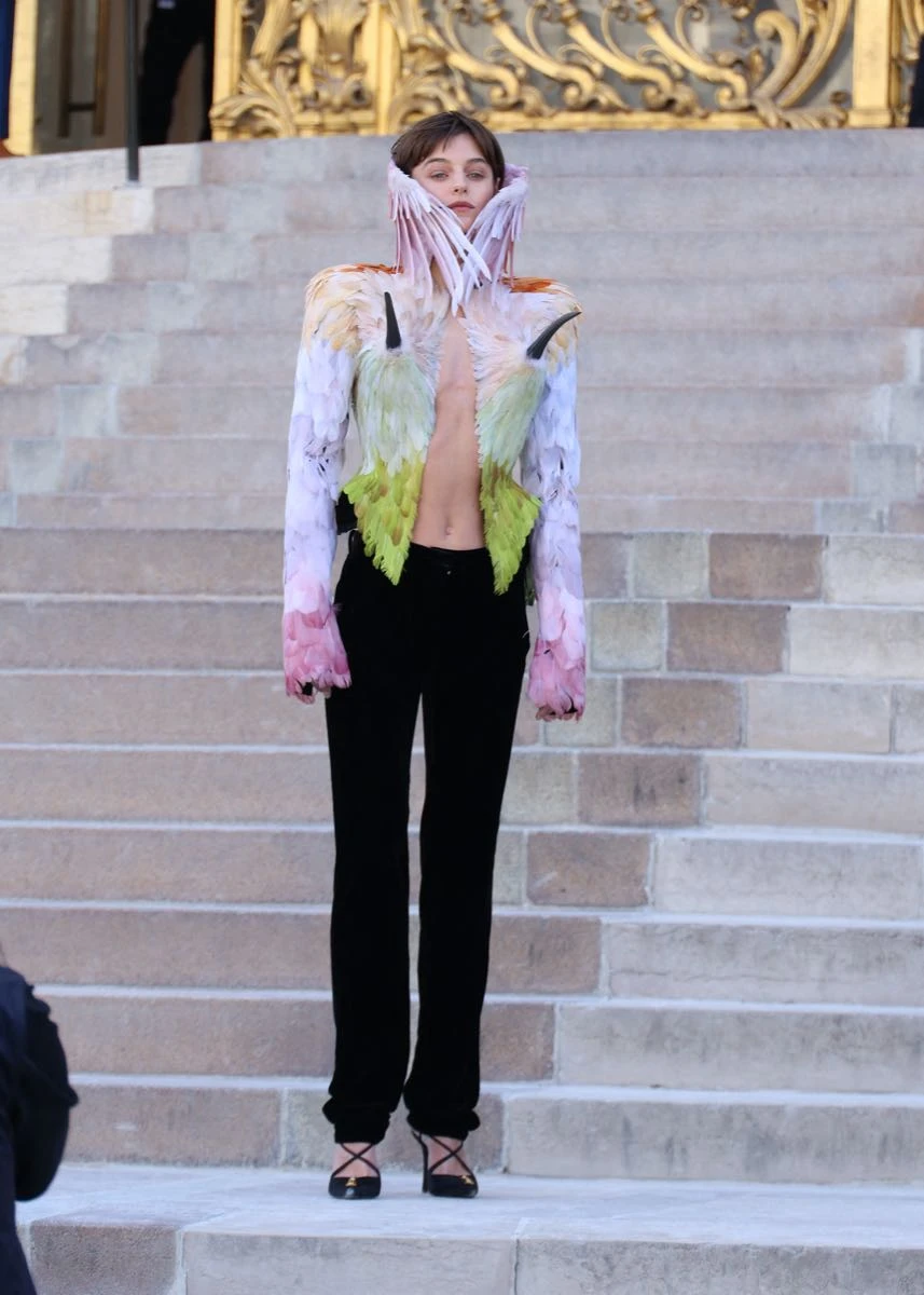Emma Corrin by Schiaparelli.