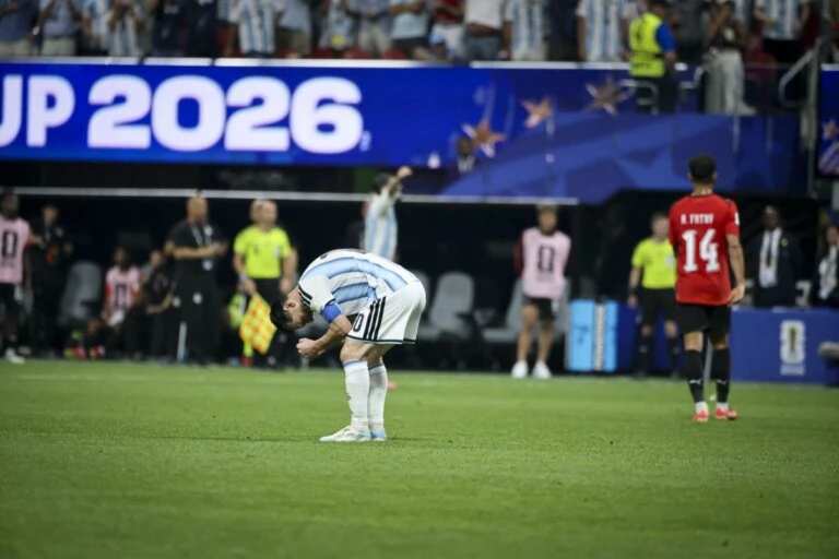El festejo de Messi