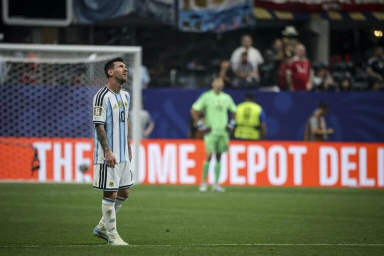 El festejo de Messi