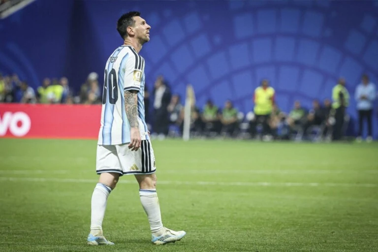 El festejo de Messi