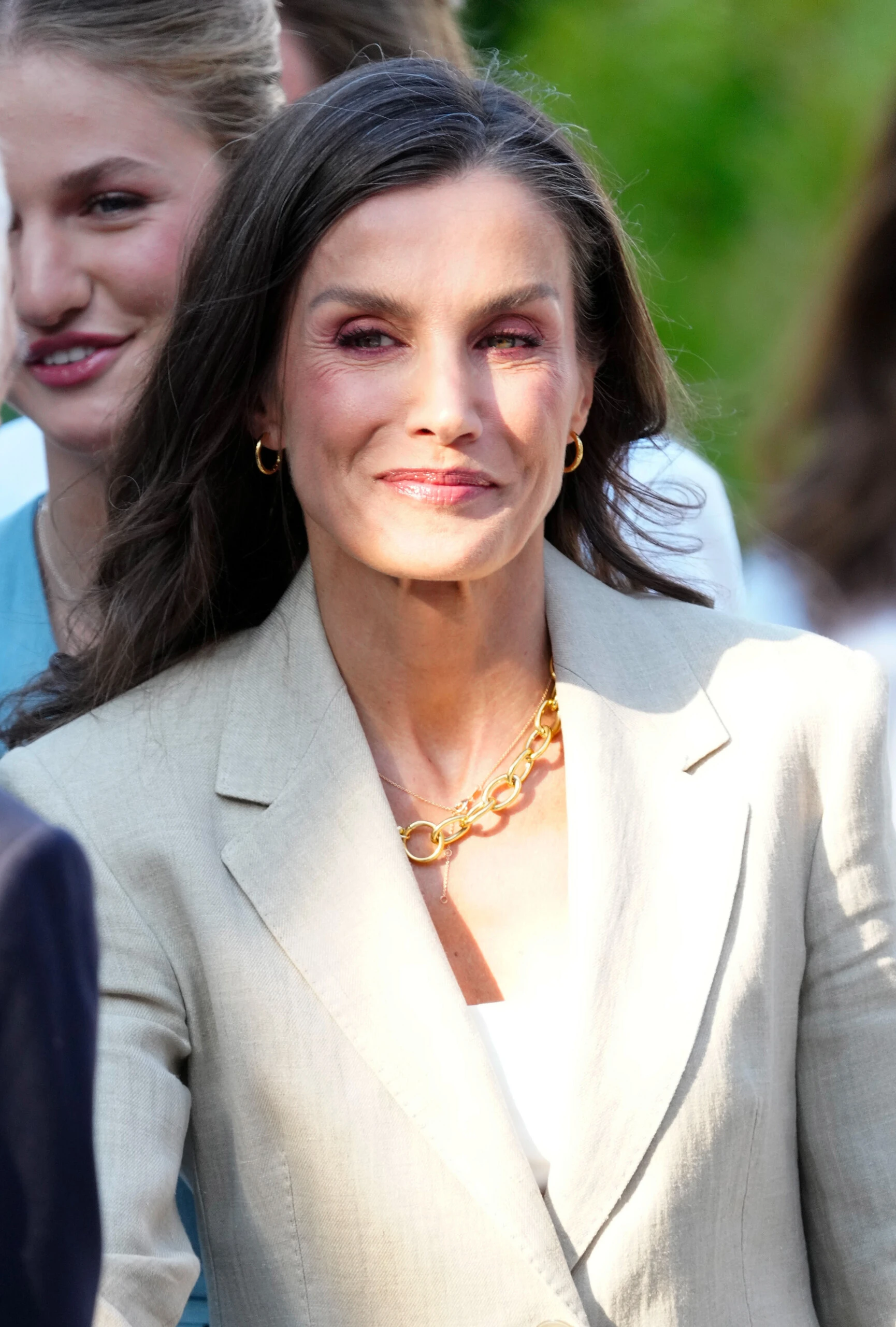 La reina Letizia y la Infanta Sofía marcaron tendencia en Zaragoza. ,