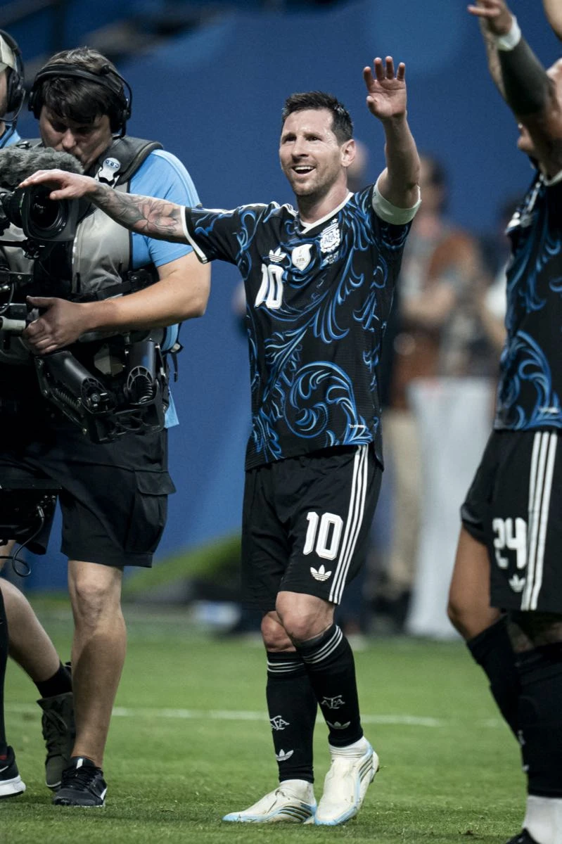 Messi: el mejor jugador del mundo.
