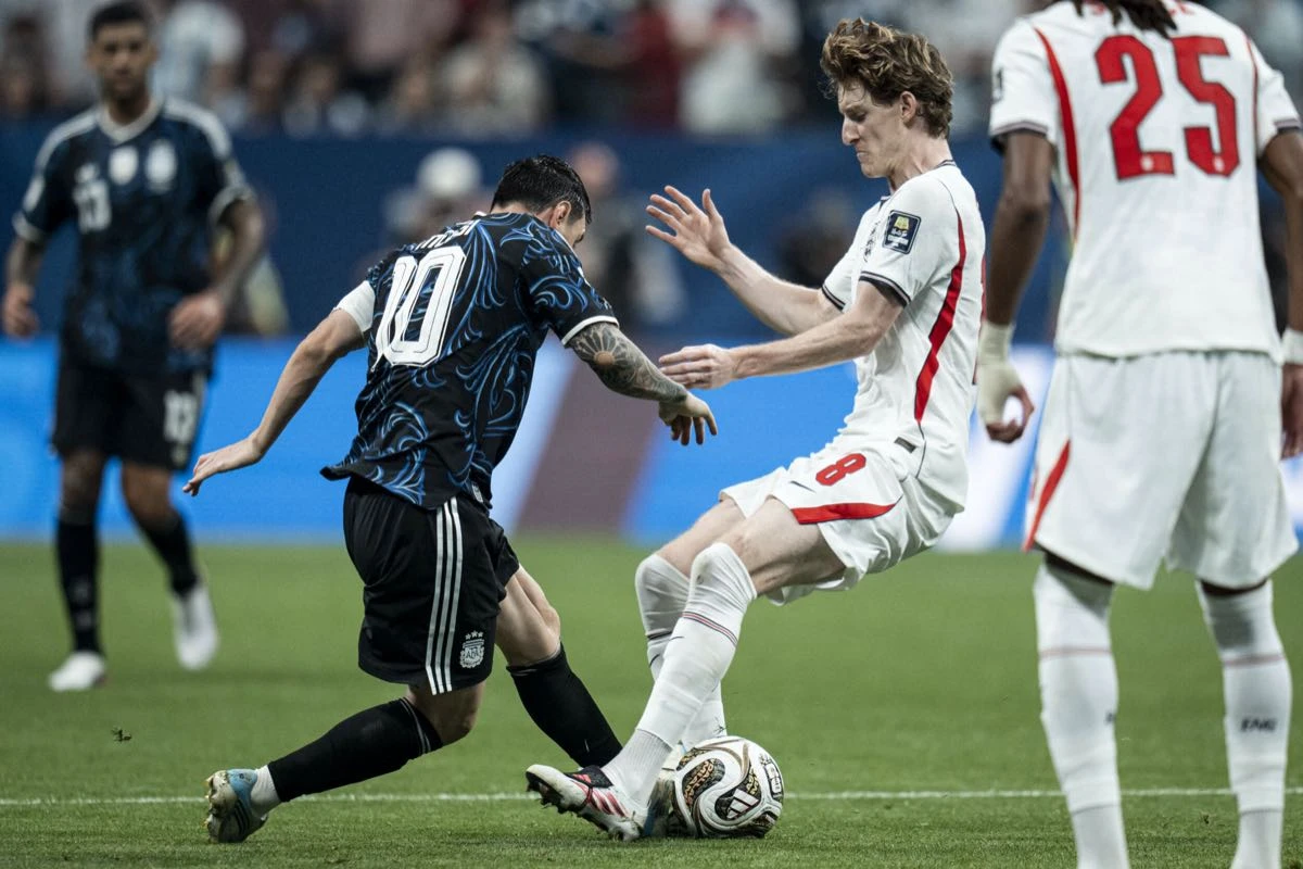 Lionel Messi  en acción.