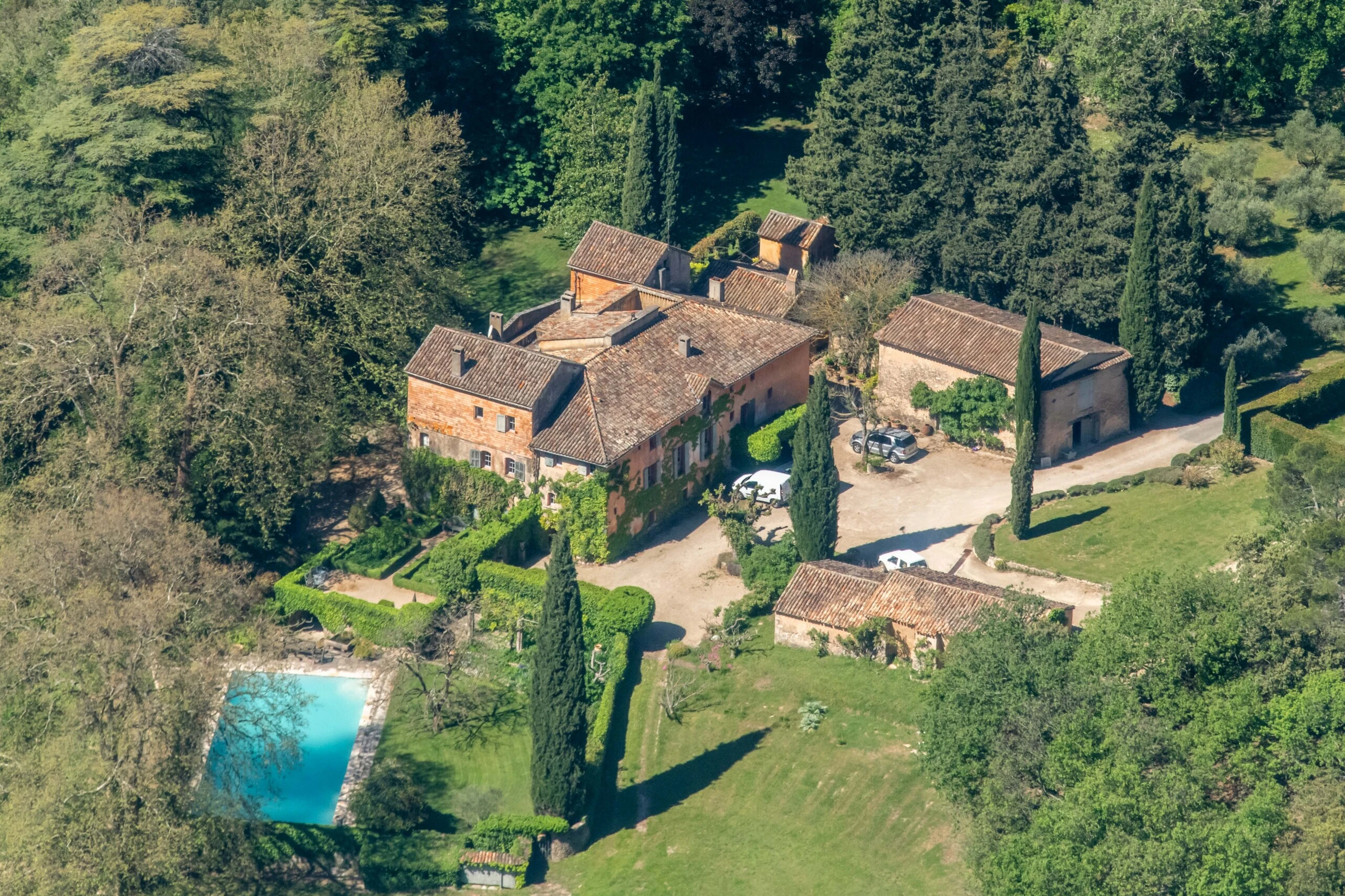 La casa en Francia de George Clooney y su mujer Amal.
