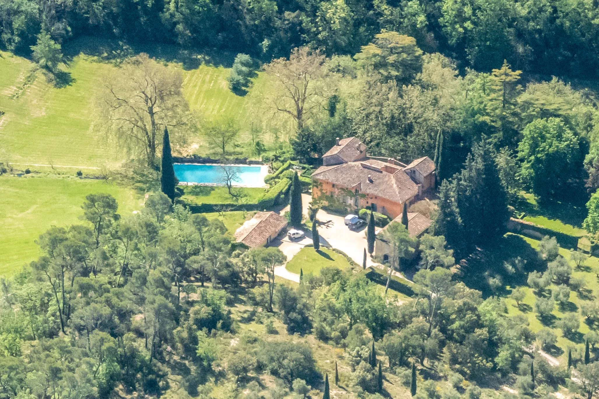 La casa en Francia de George Clooney y su mujer Amal.