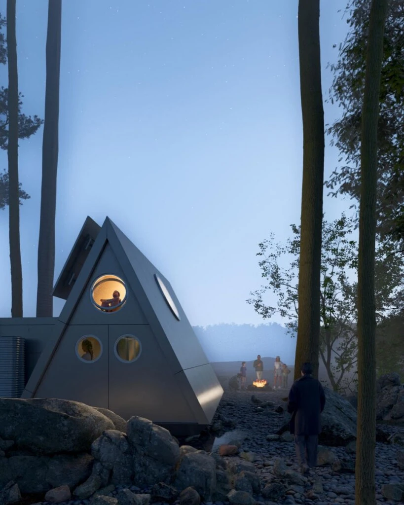 Casa plegable