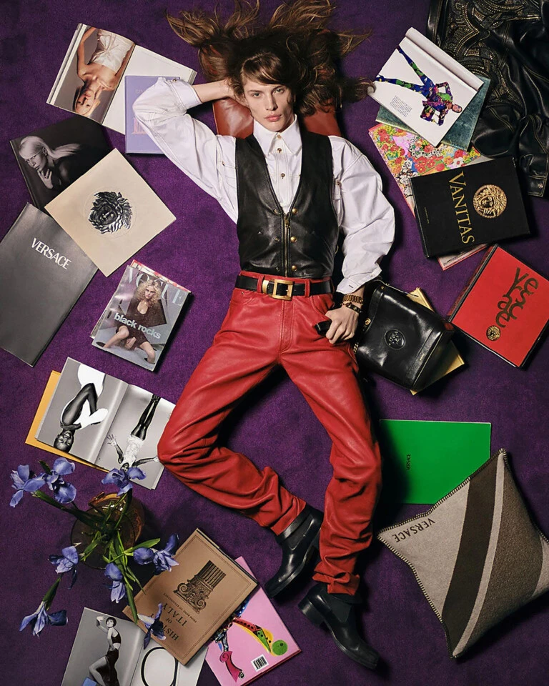 Campaña Versace Otoño-Invierno 2026-2027 "Versace Obsessed" – Capítulo II, fotografiada por Steven Meisel.
